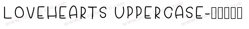 LOVEHEARTS UPPERCASE字体转换